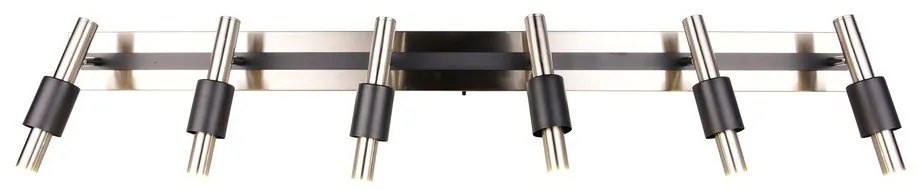 LED прожектор в черен и сребрист цвят 20,5x120 cm Ikaris – Trio Select