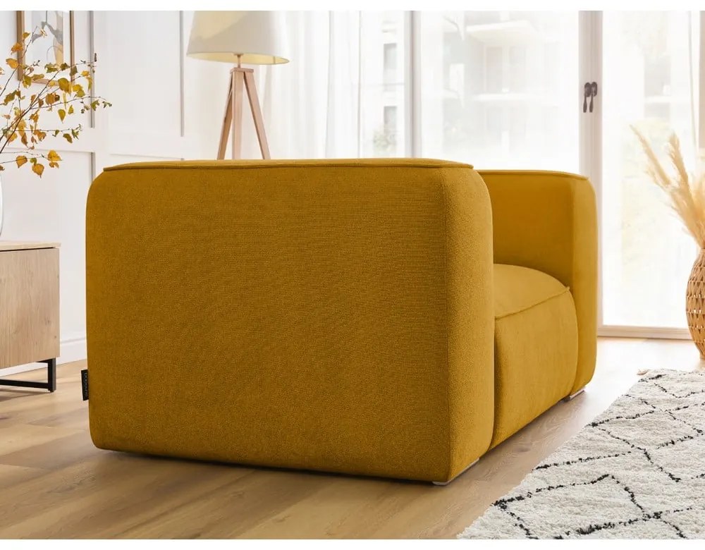 Кресло в цвят жълта охра Zephyr – Bobochic Paris