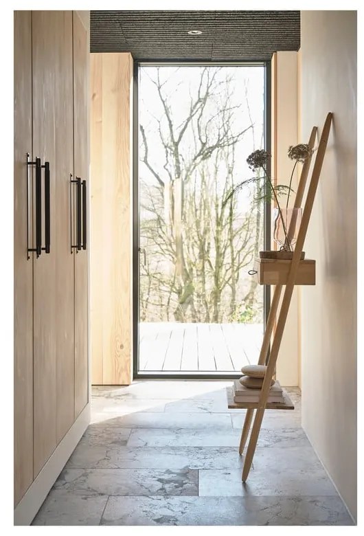 Светлорозова стъклена ваза (височина 24 cm) Drum – Villa Collection