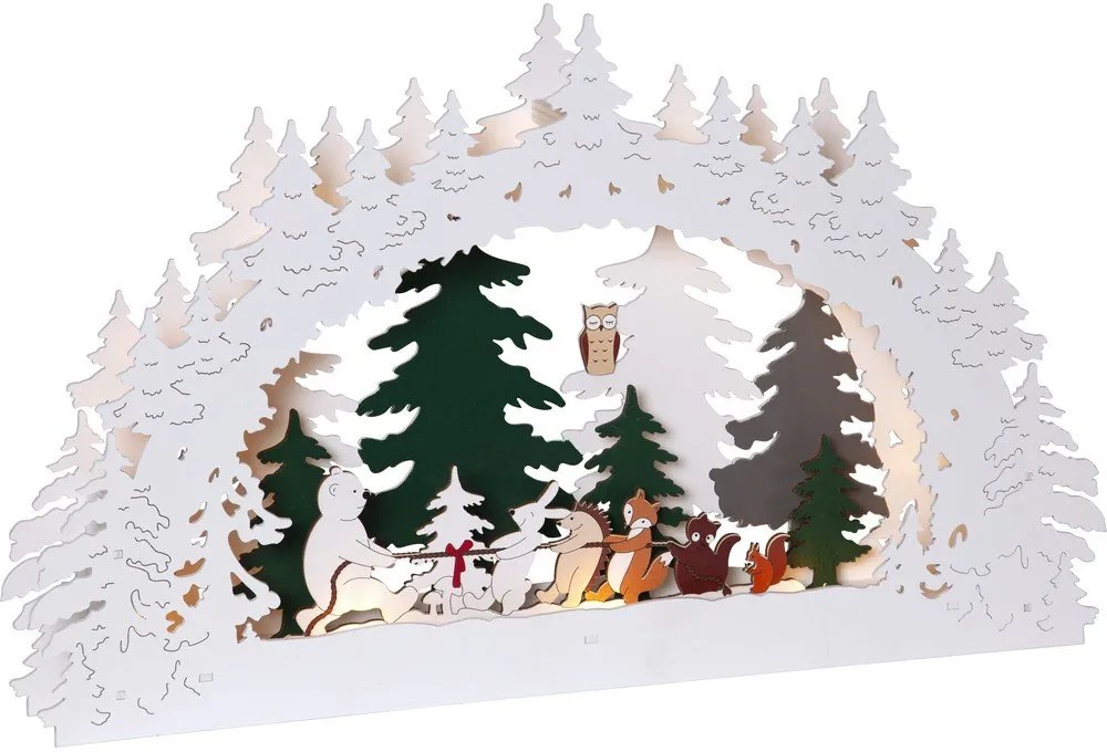 Коледна светлинна украса Forest Friends – Star Trading