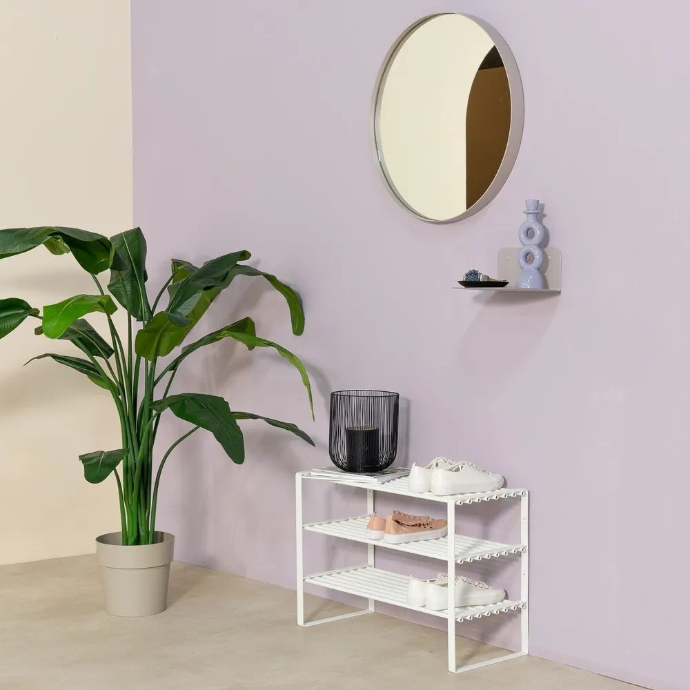 Бяла метална стойка за обувки 70x49x29 cm Rex – Spinder Design