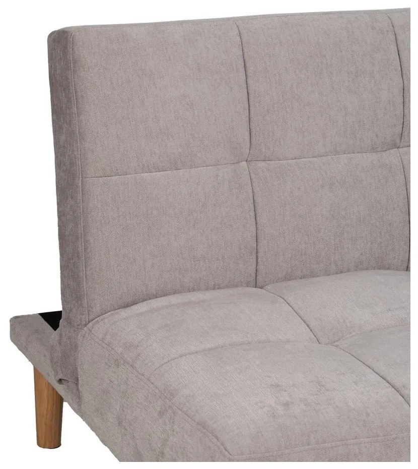 Светлосив шенилов разтегателен диван 178 cm – Ixia