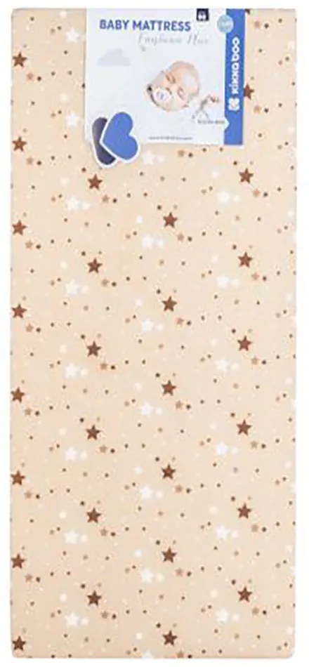 KIKKA BOO Матрак FANTASIA PLUS 60/120/8 см STARS BEIGE