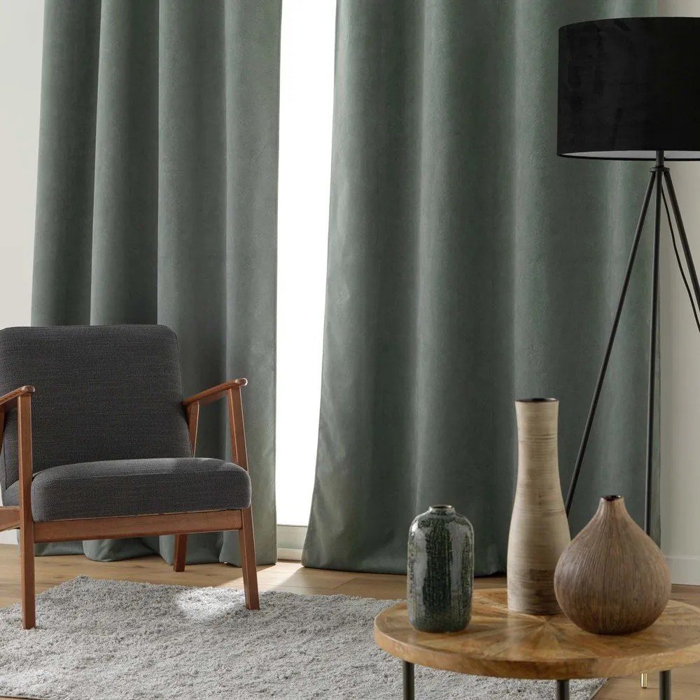 Перде в цвят каки 140x260 cm Olympe – douceur d'intérieur