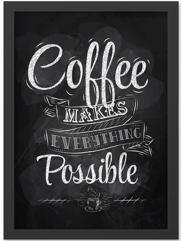 Картина 40x55 cm Coffee - Wallity