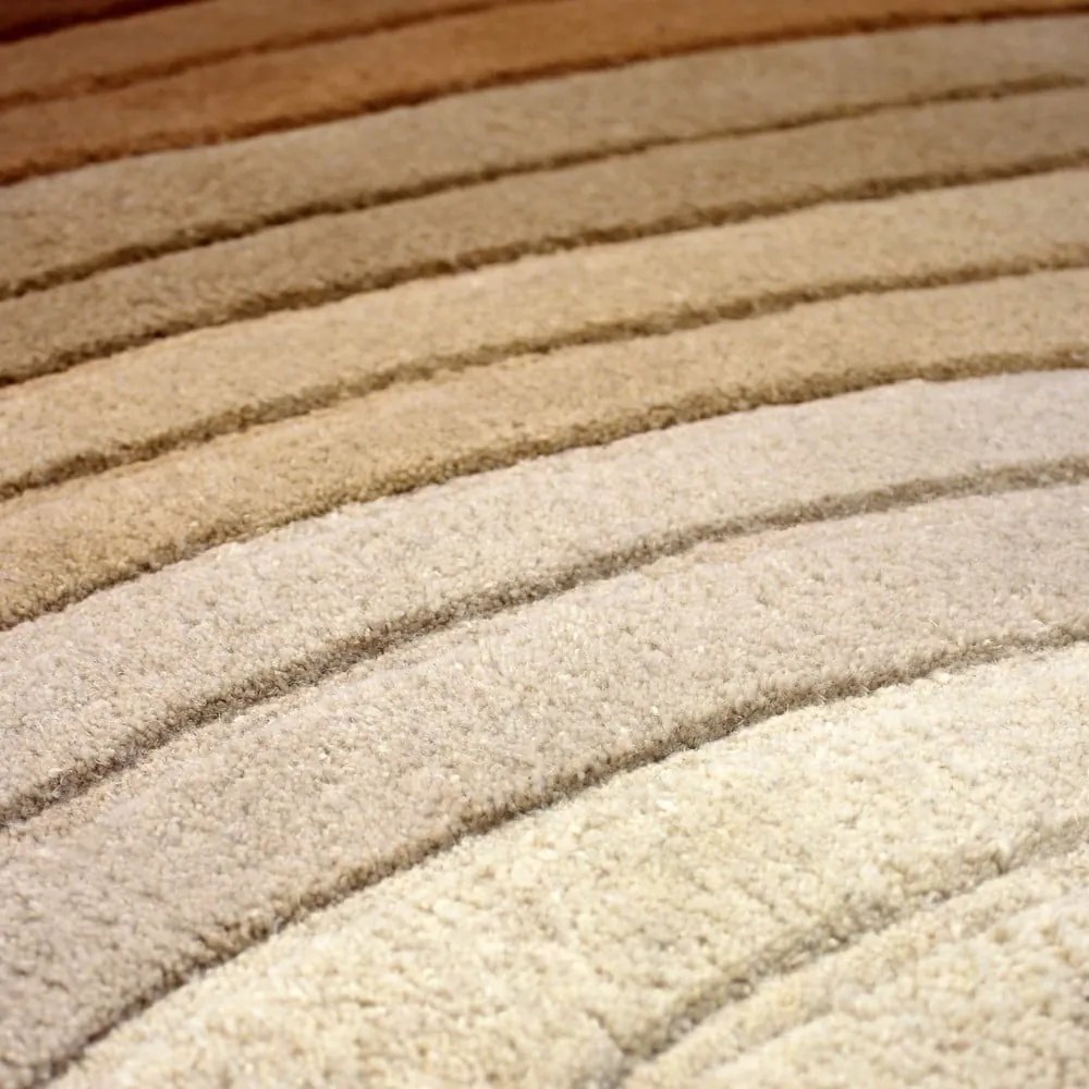 Вълнен килим в тухлен цвят 200x290 cm Puddle Ombre Wool – Flair Rugs