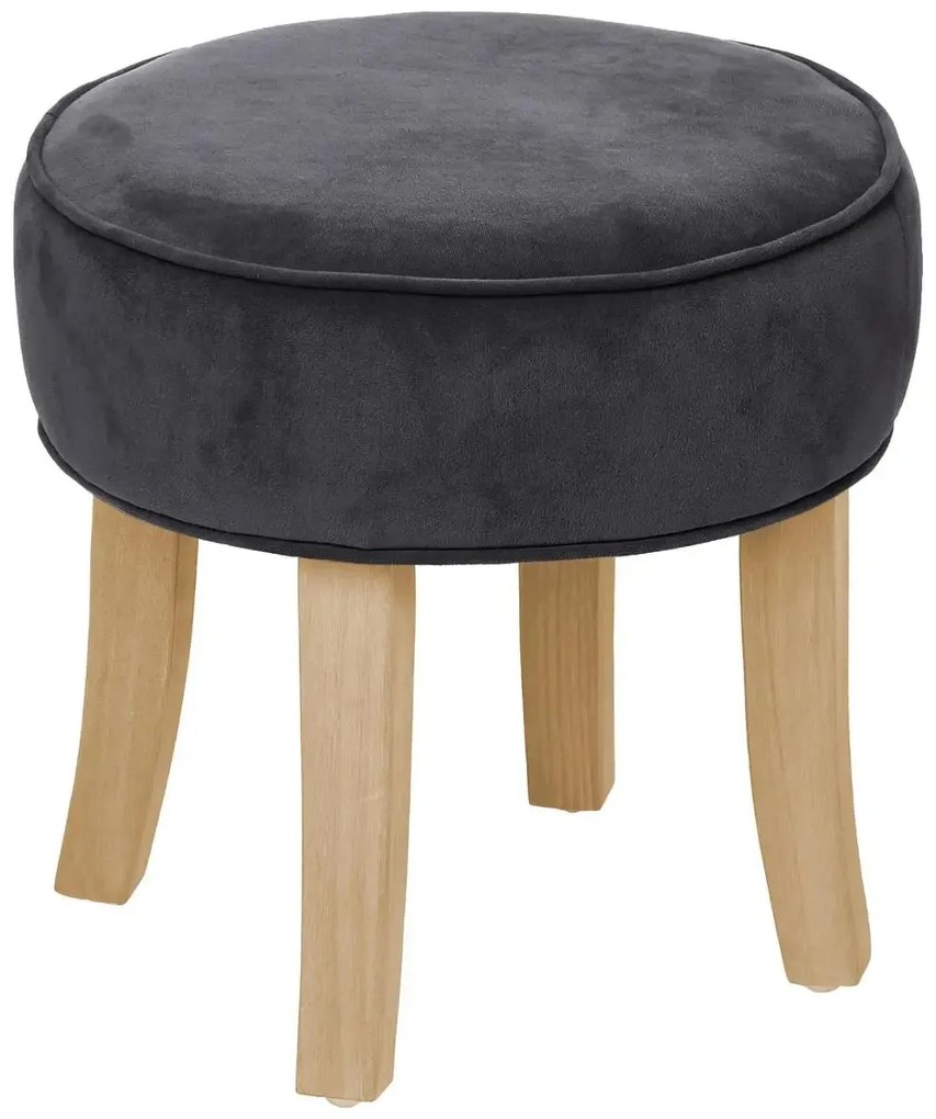 Табуретка atmosphera Adriel, Кадифе - Сив
