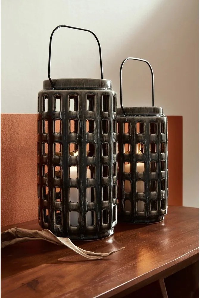 Керамичен фенер (височина 30 cm) Darreh – Bizzotto