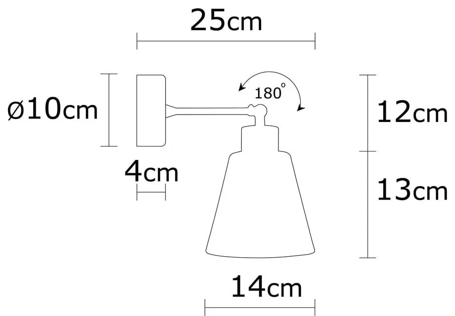 Стенна лампа в тюркоазен и естествен цвят ø 14 cm Manavgat – Opviq lights