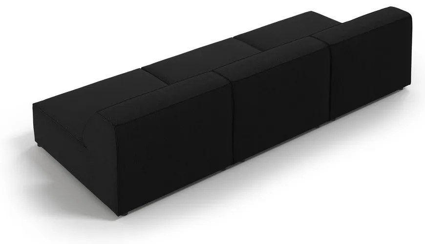 Черен диван 240 cm Jodie - Micadoni Home