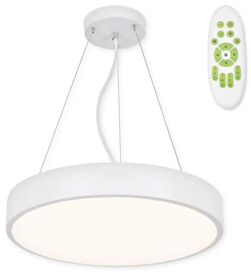 Top Light Metal 40BZ + д.у. - LED Пендел METAL LED/51W/230V + д.у. бял