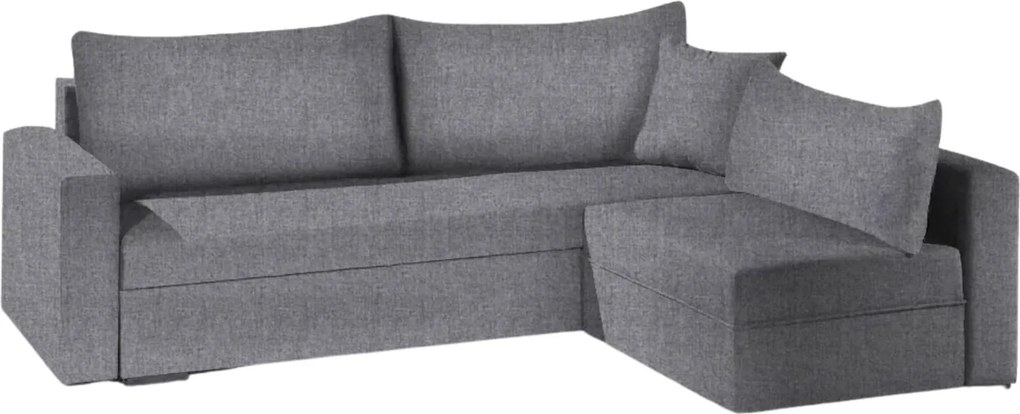 Ъгъл диван Kleio-215φ 160β-Gray