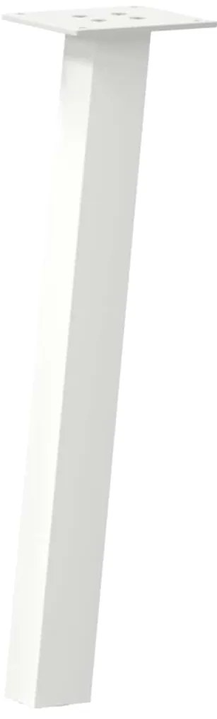 4012485 vidaXL Крака за масичка за кафе, 4 бр., бели, 30 см, стомана