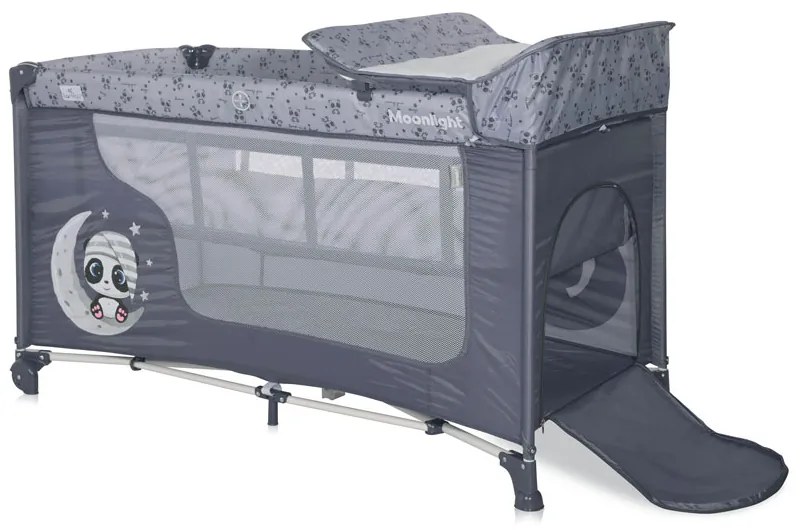 LORELLI Classic Кошара на 2 нивa MOONLIGHT COOL GREY PANDAS