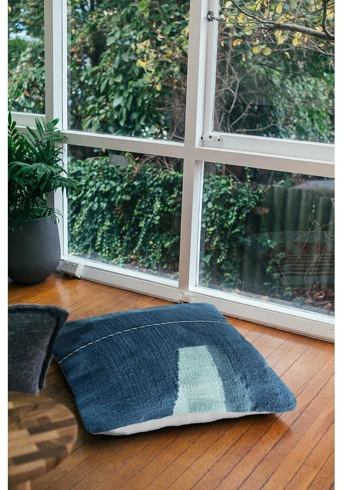 Възглавница за открито от рециклирана пластмаса Ensign, 45 x 45 cm - Green Decore