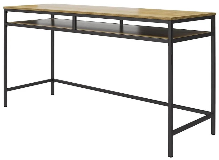 Работна маса с дъбов плот 51x153 cm Bradford – Støraa