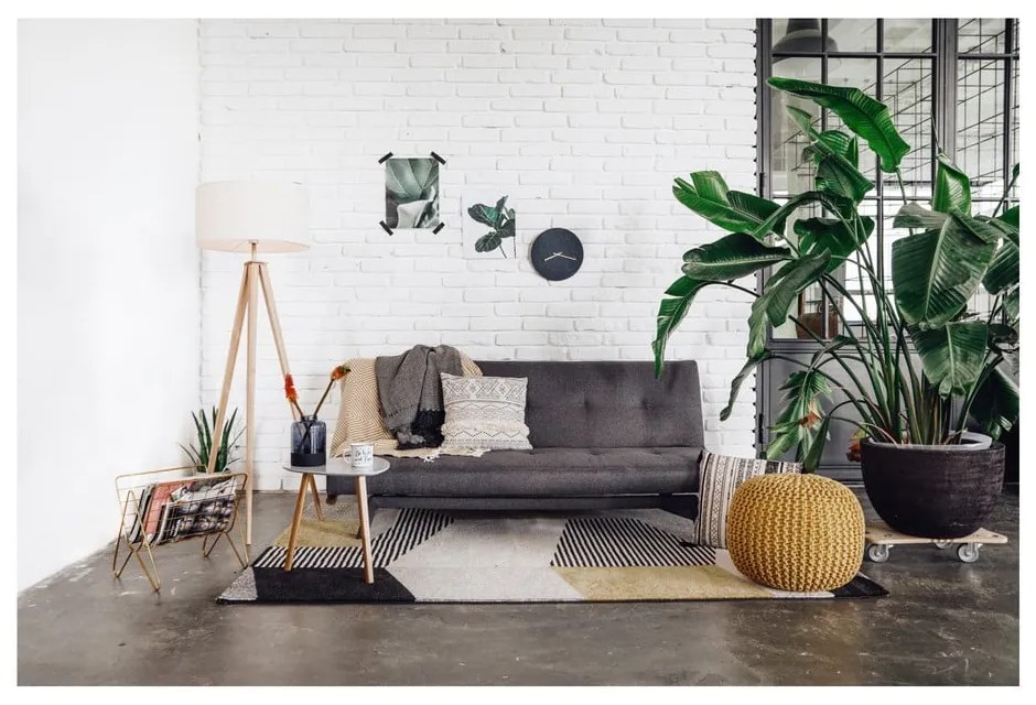 Горчично жълт диван Jagger pouf - Bonami Essentials