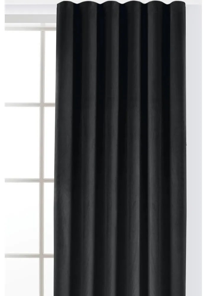 Черна затъмняваща завеса 200x175 cm Velto – Filumi