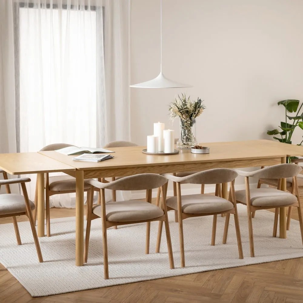 Бежов/естествен трапезен стол Addi – Actona