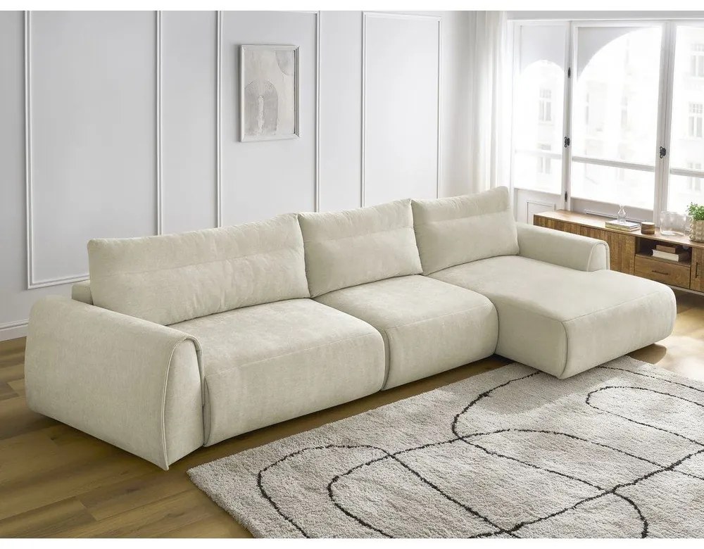 Бежов ъглов диван Aden – Bobochic Paris