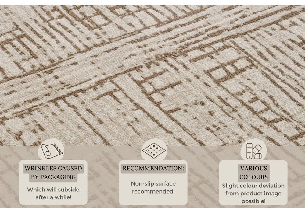 Кафяв/бежов килим 200x280 cm Terrain – Hanse Home