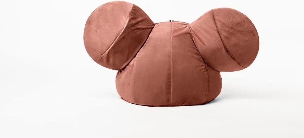 Детска чанта за диван от червено кадифе Ears - The Brooklyn Kids