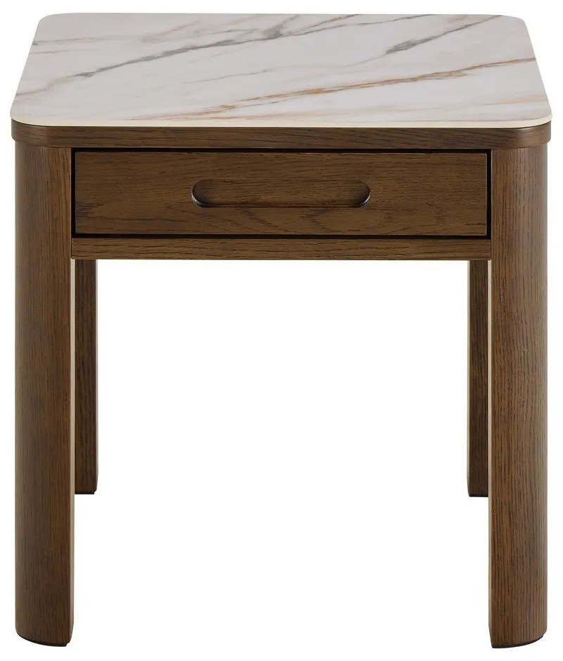 Странична масичка с керамичен плот 45x45 cm Southampton – Actona