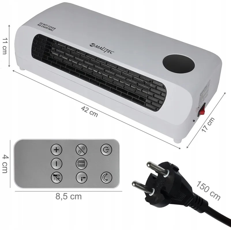 Електрическа въздушна завеса MALTEC PT3800WT