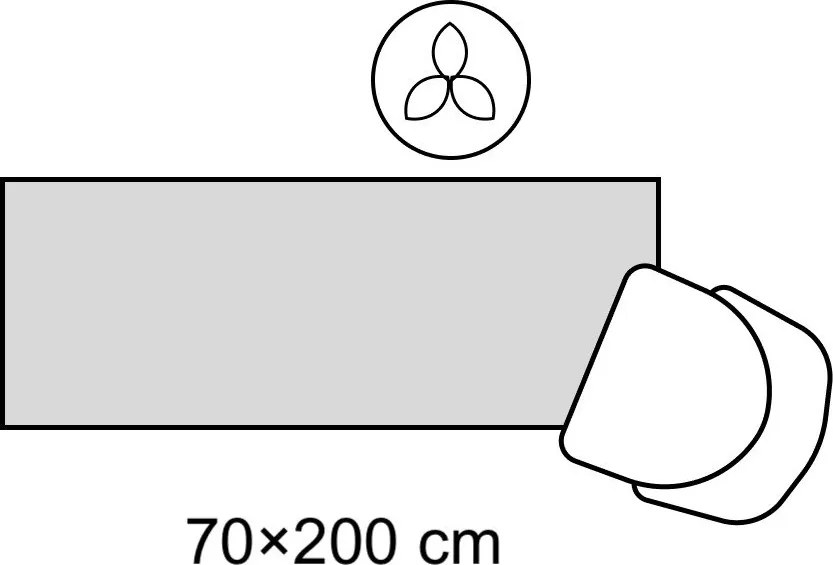 Кремава/в естествен цвят двустранна/ръчно изработена ютена пътека 70x200 cm Jutta – Hanse Home