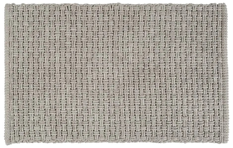 Сив текстилен килим за баня 50x80 cm Ecoli – Wenko