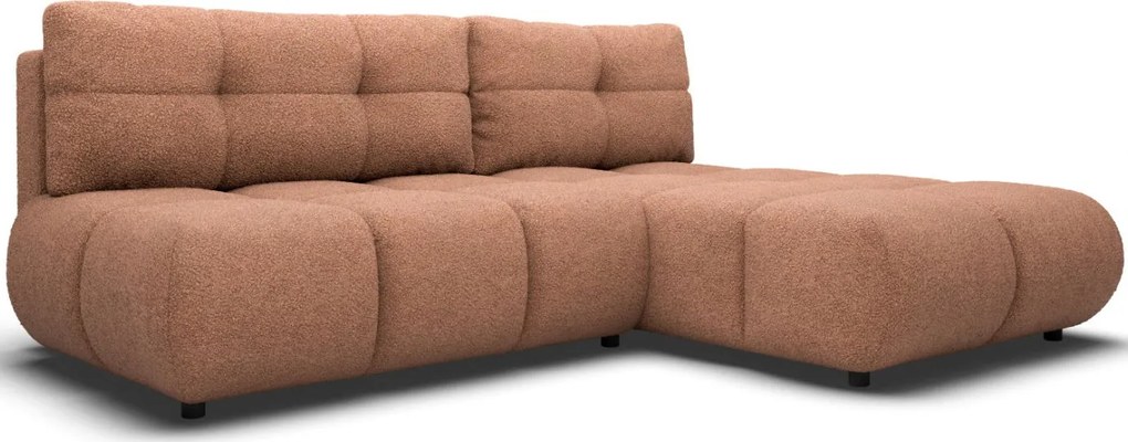 Ъглов Диван Лимо - Оранжев - Десен