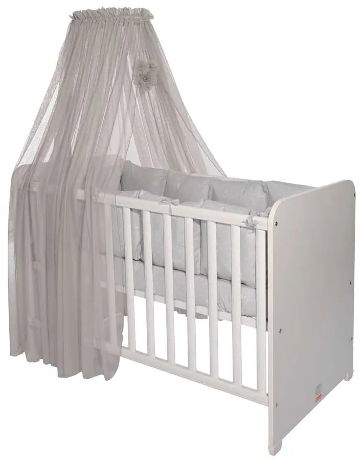 LORELLI Classic Балдахин от тюл 480/160 см. COLOR POM POM СИВ