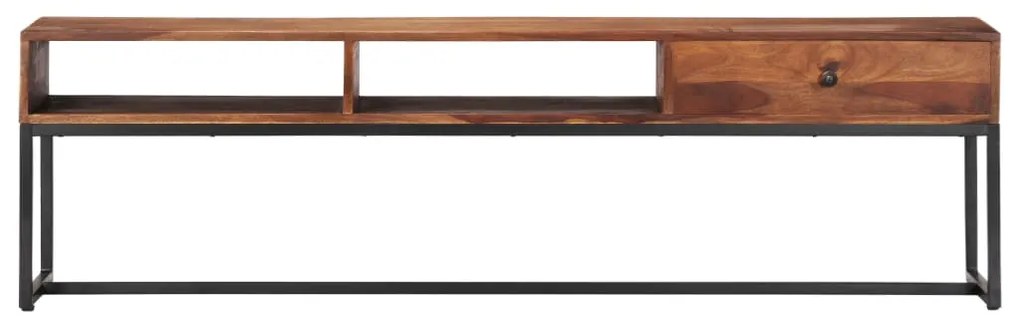 247466 vidaXL ТВ шкаф, 160x30x45 см, акациево дърво масив