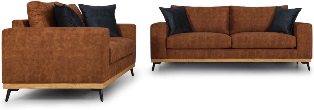 Комплект дивани Dysine-Кипарисово зелено