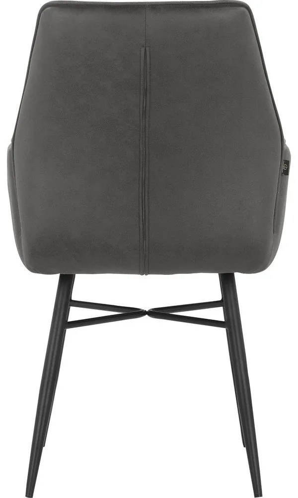 Антрацит трапезни столове в комплект от 2 бр. Anzo – Støraa