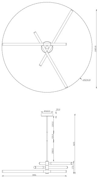 Плафон Maytoni Axis