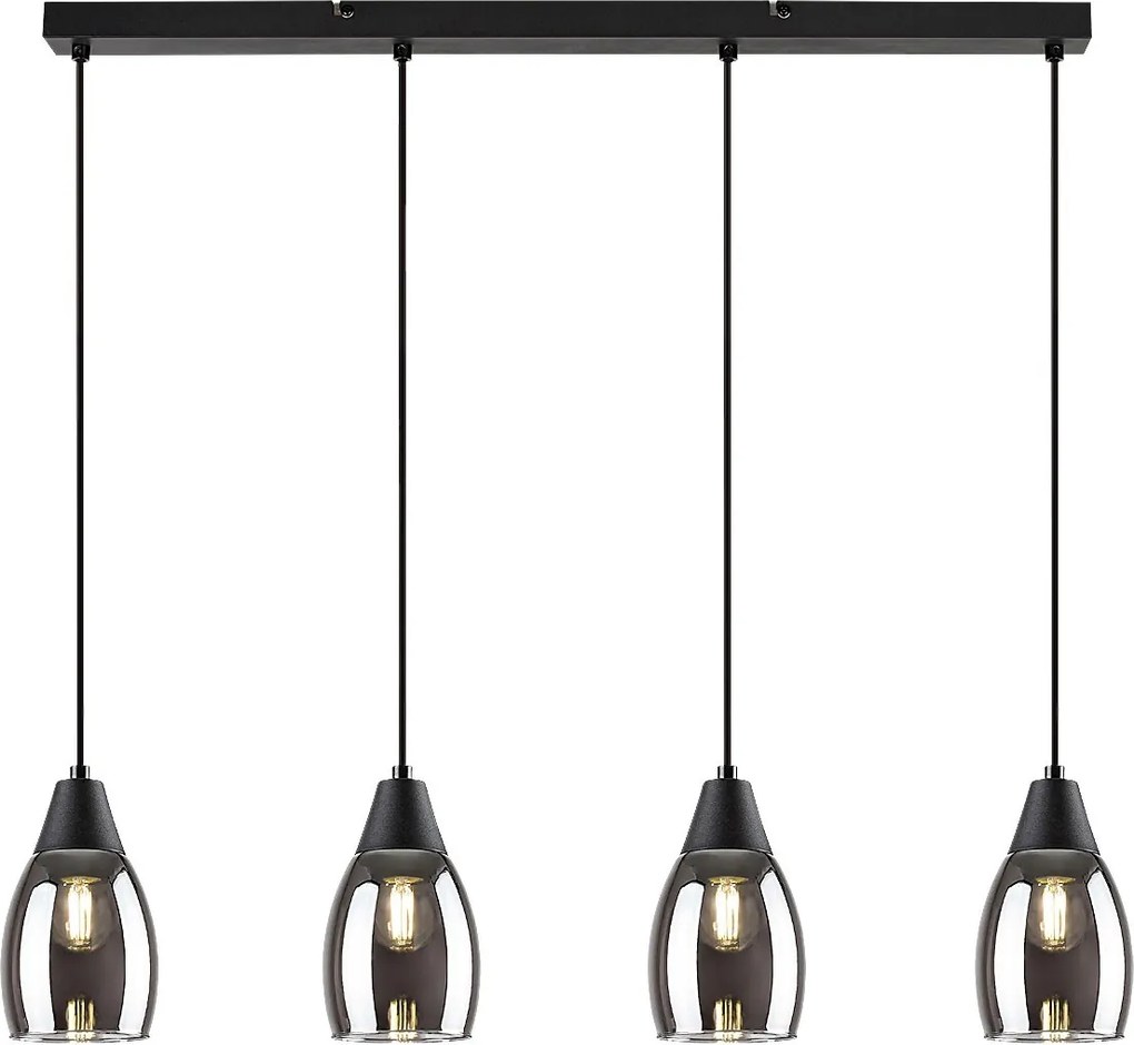 Rabalux Iari Висящи осветителни тела IP20 E27 4x MAX 15W K 72184