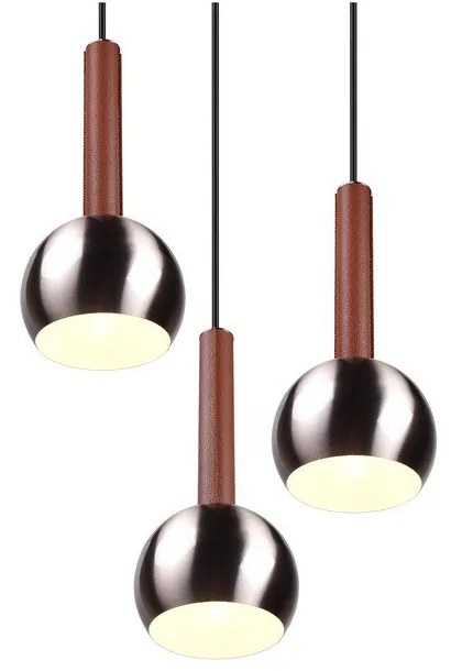 Сиво висящо осветително тяло ø 52 cm Ciliana – CINQUE