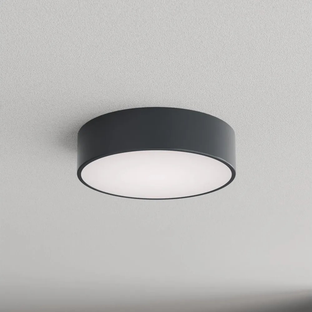 Brilagi - Таванно осветително тяло за баня с вграден сензор CLARE 2xE27/24W/230V Ø 30 см антрацит IP54