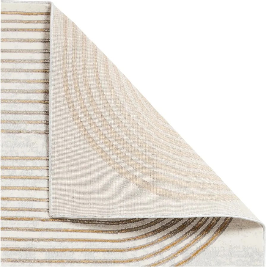 Kилим в светлосиво и златисто 80x150 cm Apollo – Think Rugs