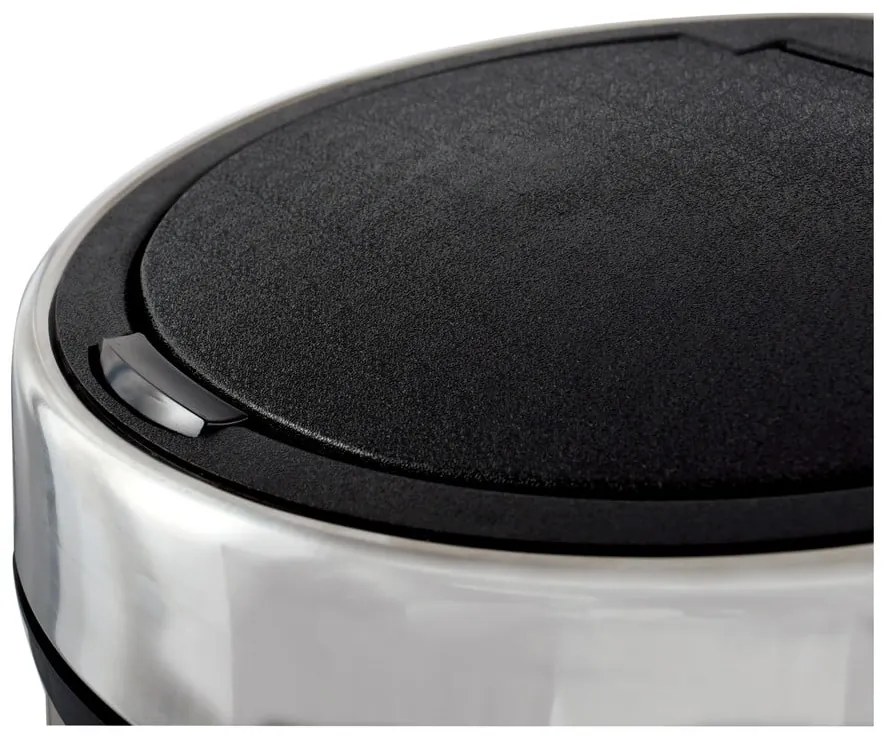 Стоманено кошче за боклук отваряне с докосване в блестящо сребрист цвят 30 l – MSV