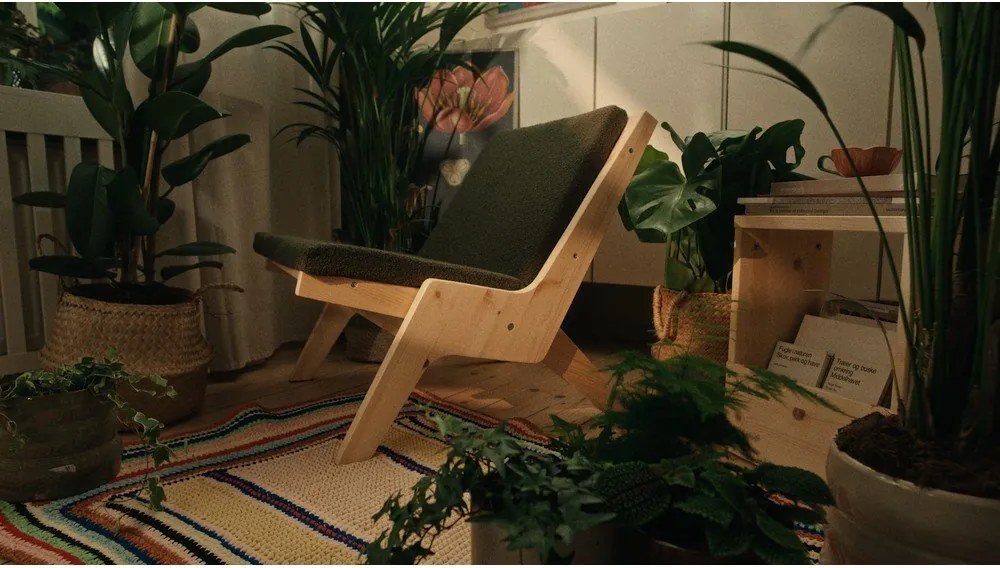 Тъмносиво кресло Sway – Karup Design