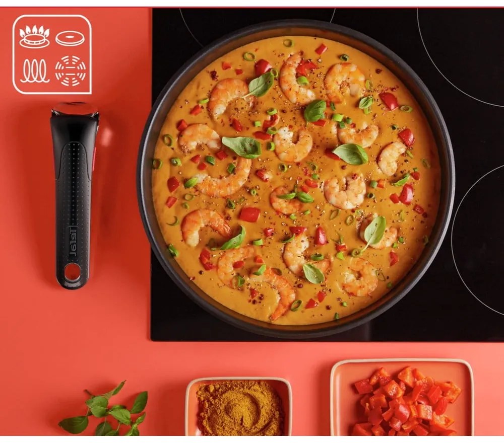 Комплект съдове 13 бр. от неръждаема стомана INGENIO Emotion L897DS04 – Tefal