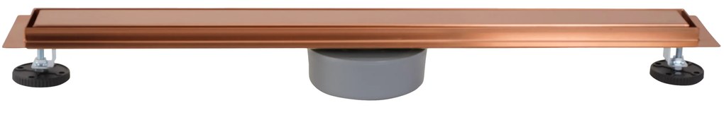 Линеен отводнител REA Neox pro Brushed Copper 100