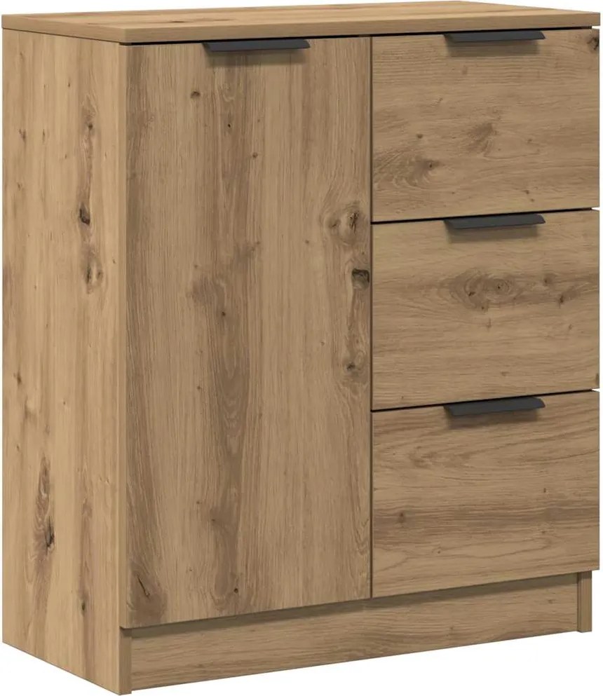 856837 vidaXL Сайдборд, дъб артизан, 60x30x70 см, инженерно дърво