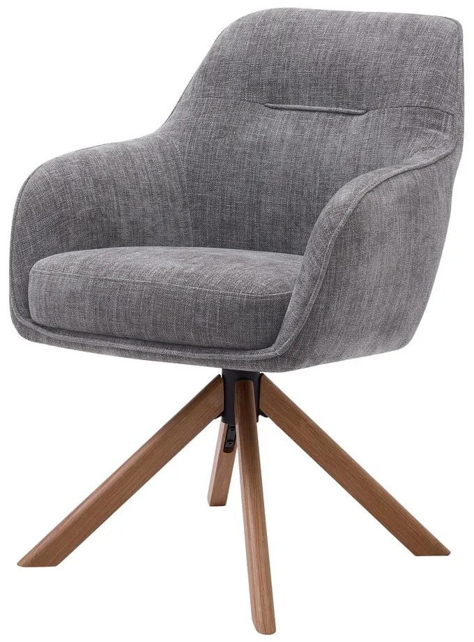 Сиви тапицирани трапезни столове в комплект 2 бр. Avola – Unique Furniture