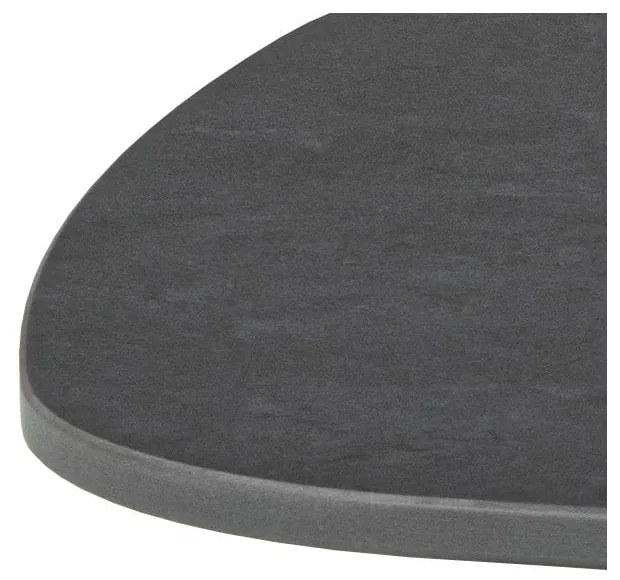 Черна масичка за кафе с керамичен плот 60x120 cm Caracas – Actona