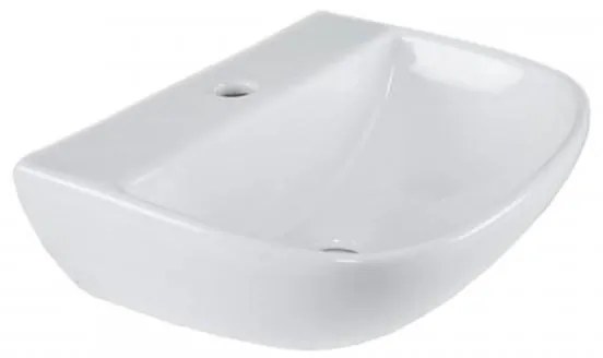 Мивка за баня 3240, Inter Ceramic, стенен монтаж, с отвор за смесител, порцелан, бял, 40x14x32см