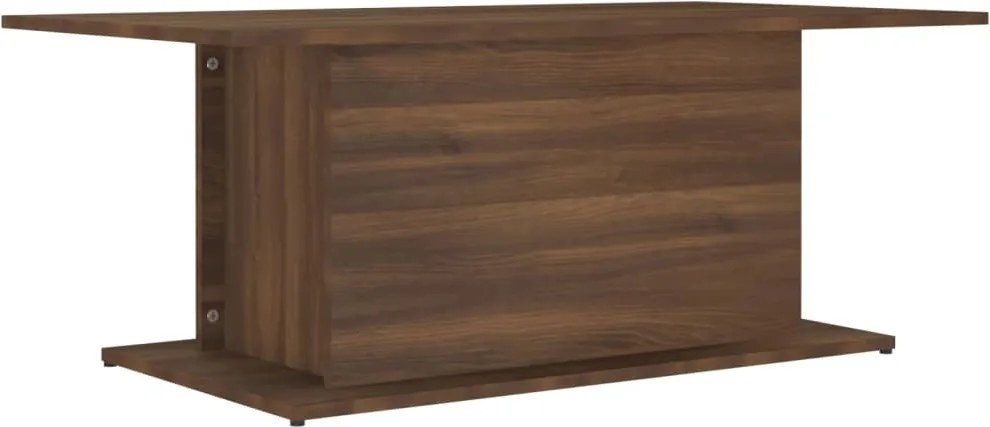 813094 vidaXL Кафе маса, кафяв дъб, 102x55,5x40 см, инженерно дърво