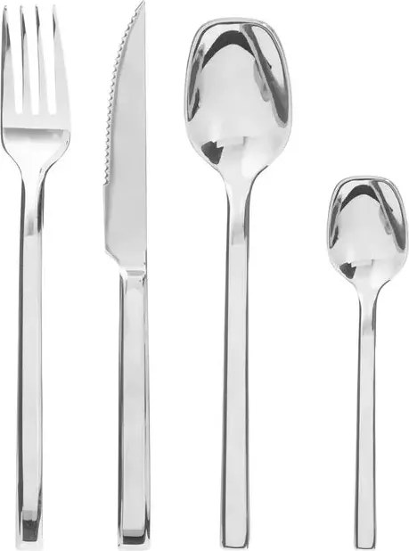 Комплект прибори Secret de Gourmet Kara, Инокс, 24 части